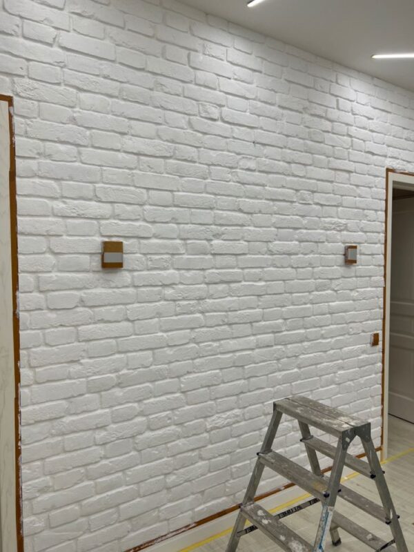 Panneaux Muraux 3D Brique Blanche : Relief Prononcé