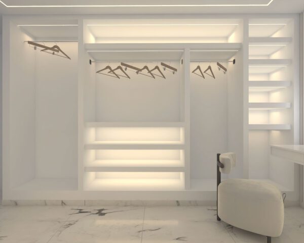 Dressing Sur Mesure en Placoplatre deux fase