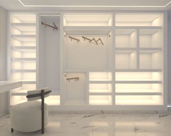 Dressing Sur Mesure en Placoplatre deux fase