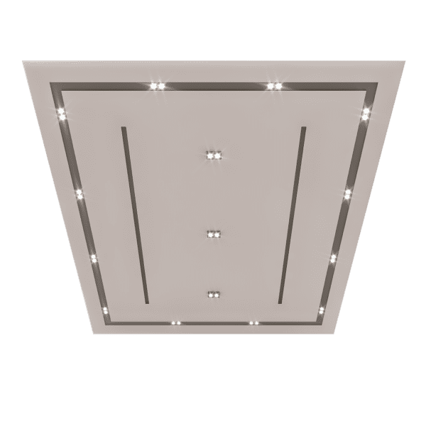Faux Plafond Moderne avec rainure Noires et Spots Encastrés - Image 2