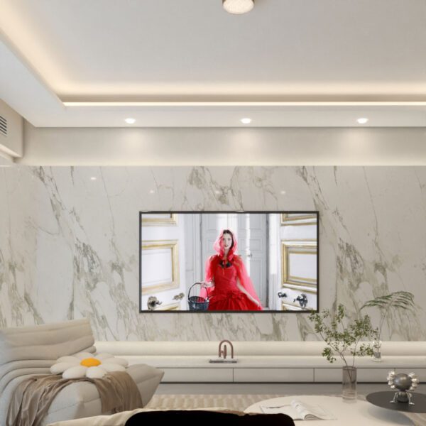 Faux Plafond "Bande Lisse Simple" avec Cache Lumière