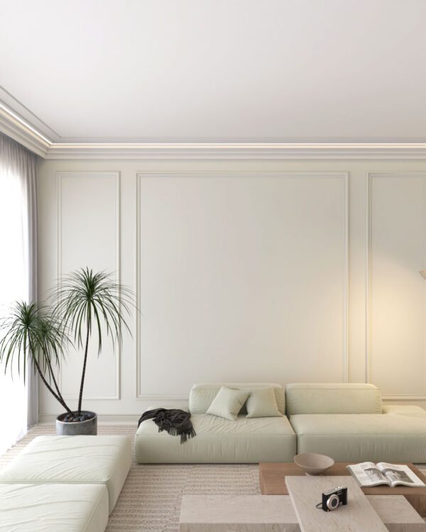 Moulure de Panneaux Muraux en Plâtre - Design Personnalisé
