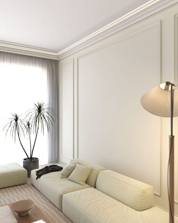 Moulure de Panneaux Muraux en Plâtre - Design Personnalisé