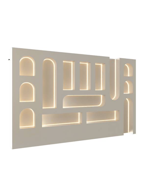 Niches Murales Lumineuses : Design Sculptural